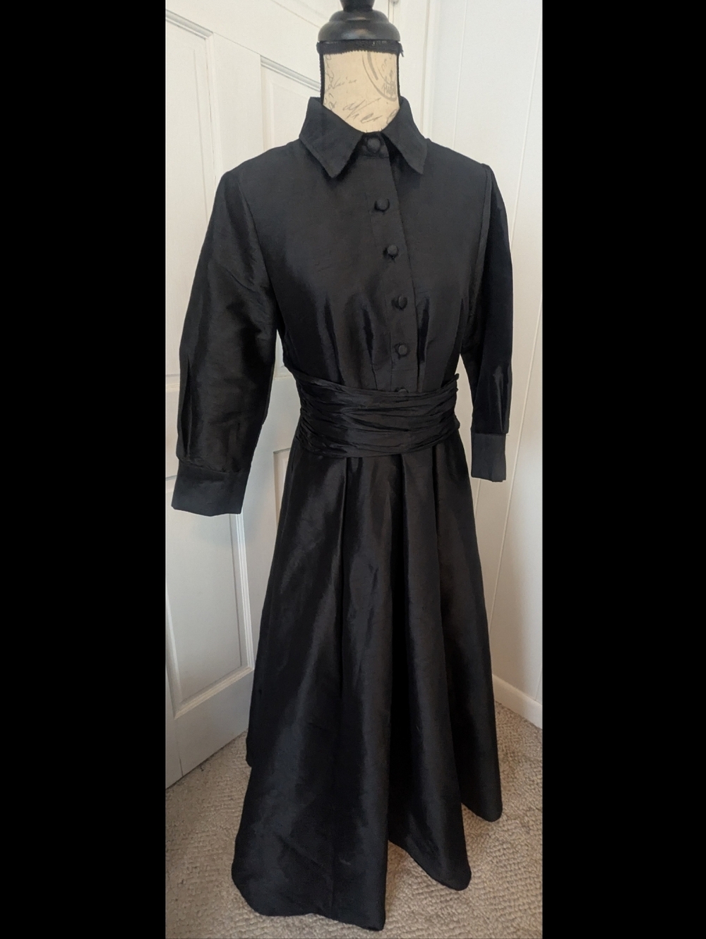 Eshakti Goth Princess Maxi Shirt Dress M